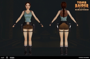 Tomb Raider IV-VI Remastered Character Artwork Lara Croft by Konrad Majewski