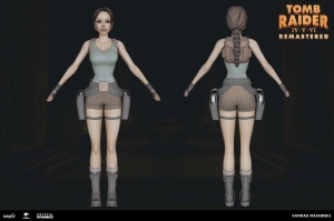 Tomb Raider IV-VI Remastered Character Artwork Lara Croft by Konrad Majewski
