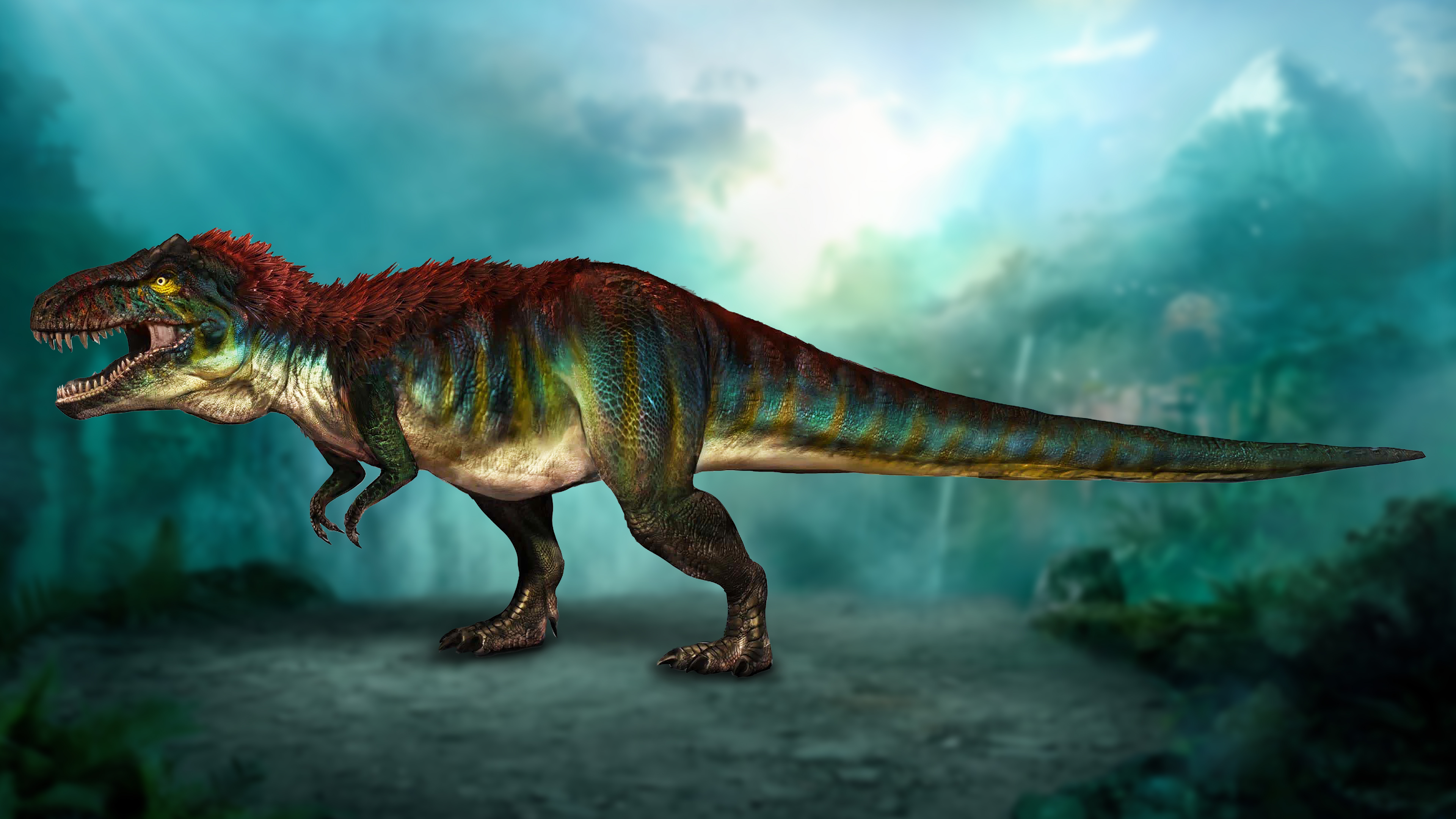 Tomb Raider Legacy of Atlantis Enemies - Tyrannosaurus rex