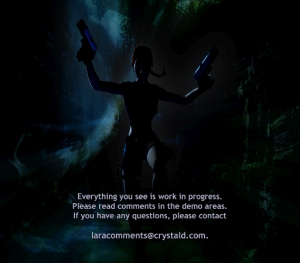 Tomb Raider Legend Early User Interface