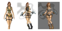 Tomb Raider Legend Lara Croft Illustrations