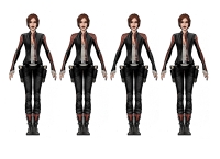 Tomb Raider Legend Lara Croft Illustrations