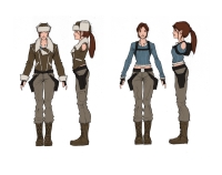 Tomb Raider Legend Lara Croft Illustrations