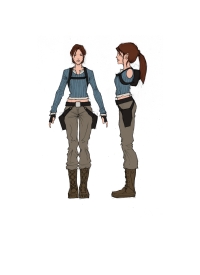 Tomb Raider Legend Lara Croft Illustrations