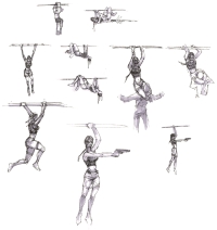 Tomb Raider Legend Lara Croft Illustrations