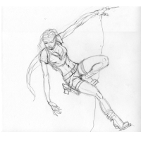 Tomb Raider Legend Lara Croft Illustrations