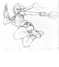 Tomb Raider Legend Lara Croft Illustrations