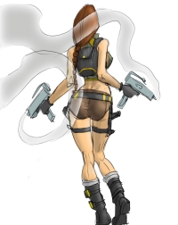 Tomb Raider Legend Lara Croft Illustrations