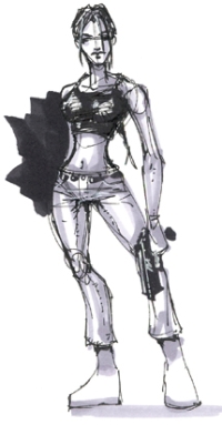 Tomb Raider Legend Lara Croft Illustrations