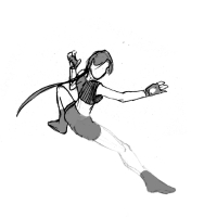 Tomb Raider Legend Fluid Movement Sketches