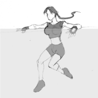 Tomb Raider Legend Fluid Movement Sketches
