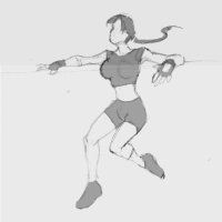 Tomb Raider Legend Fluid Movement Sketches
