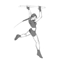 Tomb Raider Legend Fluid Movement Sketches