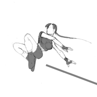 Tomb Raider Legend Fluid Movement Sketches