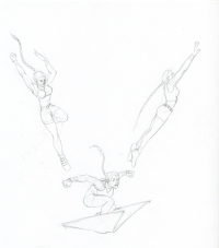 Tomb Raider Legend Fluid Movement Sketches