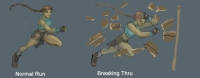 Tomb Raider Legend Fluid Movement Sketches