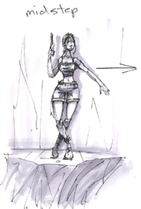 Tomb Raider Legend Fluid Movement Sketches