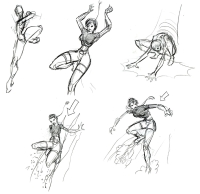 Tomb Raider Legend Fluid Movement Sketches