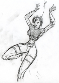 Tomb Raider Legend Fluid Movement Sketches