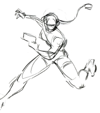 Tomb Raider Legend Fluid Movement Sketches