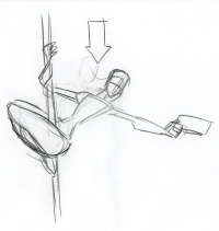 Tomb Raider Legend Fluid Movement Sketches