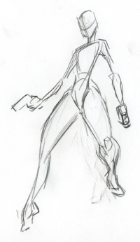 Tomb Raider Legend Fluid Movement Sketches