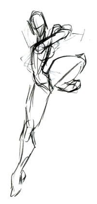 Tomb Raider Legend Fluid Movement Sketches