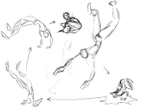 Tomb Raider Legend Fluid Movement Sketches