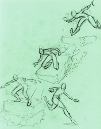 Tomb Raider Legend Fluid Movement Sketches