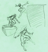Tomb Raider Legend Fluid Movement Sketches
