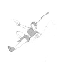 Tomb Raider Legend Fluid Movement Sketches