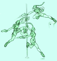 Tomb Raider Legend Fluid Movement Sketches