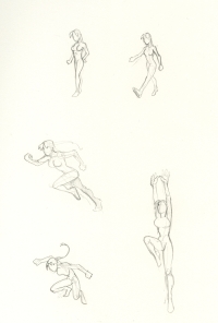 Tomb Raider Legend Fluid Movement Sketches