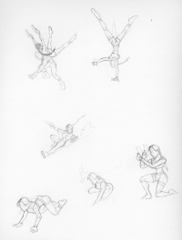 Tomb Raider Legend Fluid Movement Sketches
