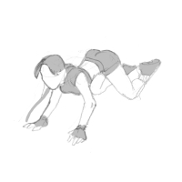 Tomb Raider Legend Fluid Movement Sketches
