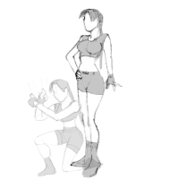 Tomb Raider Legend Fluid Movement Sketches