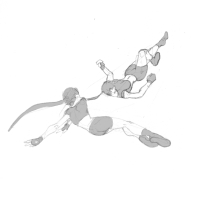 Tomb Raider Legend Fluid Movement Sketches