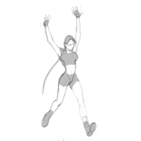 Tomb Raider Legend Fluid Movement Sketches