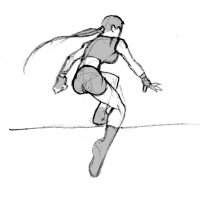 Tomb Raider Legend Fluid Movement Sketches