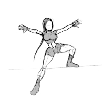 Tomb Raider Legend Fluid Movement Sketches