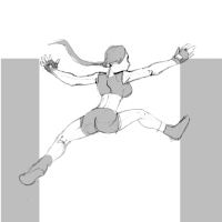 Tomb Raider Legend Fluid Movement Sketches