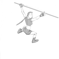 Tomb Raider Legend Fluid Movement Sketches