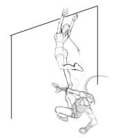 Tomb Raider Legend Fluid Movement Sketches