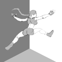 Tomb Raider Legend Fluid Movement Sketches