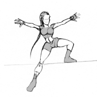 Tomb Raider Legend Fluid Movement Sketches