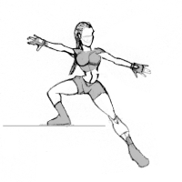 Tomb Raider Legend Fluid Movement Sketches