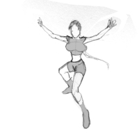 Tomb Raider Legend Fluid Movement Sketches