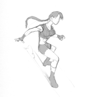 Tomb Raider Legend Fluid Movement Sketches