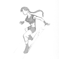 Tomb Raider Legend Fluid Movement Sketches