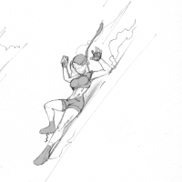 Tomb Raider Legend Fluid Movement Sketches